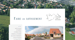 Desktop Screenshot of faire-un-lotissement.com